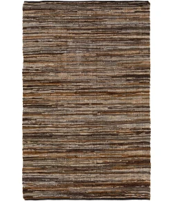 Livabliss Log Cabin LGC1000 Dark Brown Camel Area Rug 2 ft. X 3 ft. Rectangle