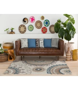 Surya Lounge LGE2240 Light Gray Medium Gray Area Rug 9 ft. X 13 ft. Rectangle