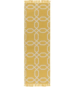 Surya Lagoon LGO2011 Bright Yellow White Area Rug 9 ft. X 13 ft. Rectangle