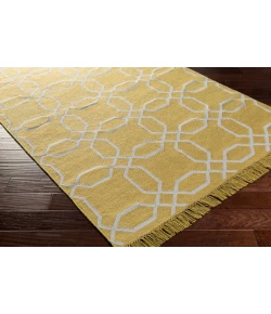 Surya Lagoon LGO2011 Bright Yellow White Area Rug 9 ft. X 13 ft. Rectangle