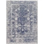 Livabliss Lincoln LIC2303 Navy Denim Area Rug 2 ft. X 3 ft. 3 in. Rectangle