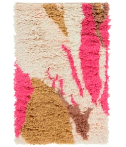 Surya Liona LIO9001 Pale Pink Bright Pink Area Rug 8 ft. X 11 ft. Rectangle