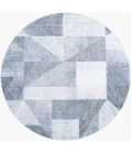 Livabliss Lillian Charcoal LLL-2356 6 ft. 7 in. X 6 ft. 7 in. Round Rug