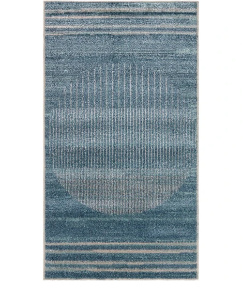 Livabliss Lillian Dark Blue LLL-2364 9 ft. 2 in. X 12 ft. 4 in. Rect. Rug