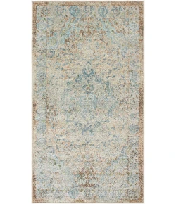Livabliss Lillian Light Brown LLL-2367 6 ft. 7 in. X 6 ft. 7 in. Round Rug
