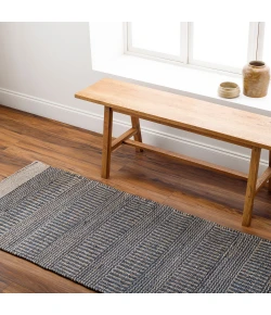 Livabliss Lima LMA2301 Dark Blue Light Gray Area Rug 2 ft. 6 in. X 8 ft. Runner