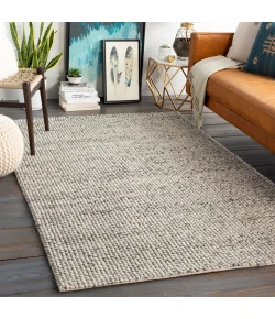 Livabliss Lucerne LNE1001 Charcoal Ivory Area Rug 6 ft. X 9 ft. Rectangle