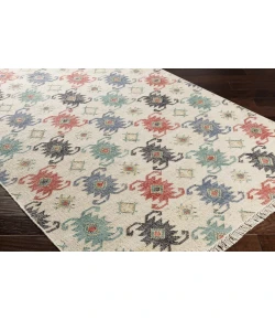 Surya Lenora LNR1001 Teal Brick Area Rug 8 ft. X 10 ft. Rectangle