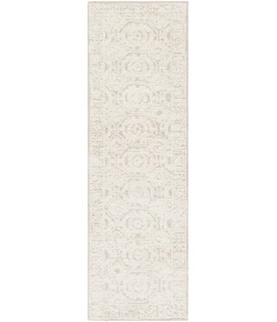 Surya Louvre LOU2301 Khaki Cream Area Rug 2 ft. 6 in. X 8 ft. Runner