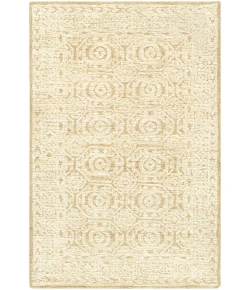 Surya Louvre LOU2301 Khaki Cream Area Rug 4 ft. X 6 ft. Rectangle