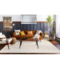 Surya Louvre LOU2301 Khaki Cream Area Rug 8 ft. Round