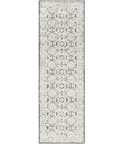 Surya Louvre LOU2303 Black Ivory Area Rug 8 ft. Round