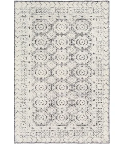 Surya Louvre LOU2303 Black Ivory Area Rug 5 ft. X 7 ft. 6 in. Rectangle