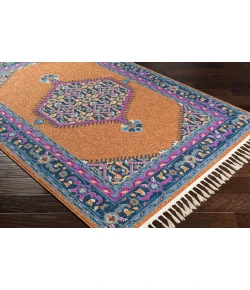 Livabliss Love LOV2309 Burnt Orange Navy Area Rug 9 ft. 2 in. X 12 ft. 2 in. Rectangle