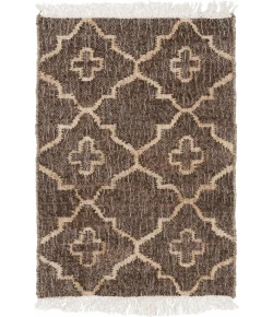 Surya Laural LRL6011 Dark Brown Khaki Area Rug 4 ft. X 6 ft. Rectangle