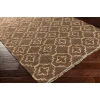 Surya Laural LRL6011 Dark Brown Khaki Area Rug 6 ft. X 9 ft. Rectangle