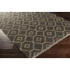 Surya Laural LRL6013 Black Khaki Area Rug 6 ft. X 9 ft. Rectangle