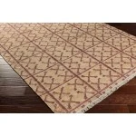 Surya Laural LRL6018 Cream Dark Purple Area Rug 2 ft. X 3 ft. Rectangle
