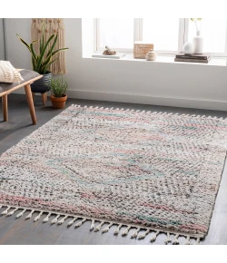 Livabliss Lisbon LSB2304 Light Pink Light Blue Area Rug 9 ft. 2 in. X 12 ft. Rectangle
