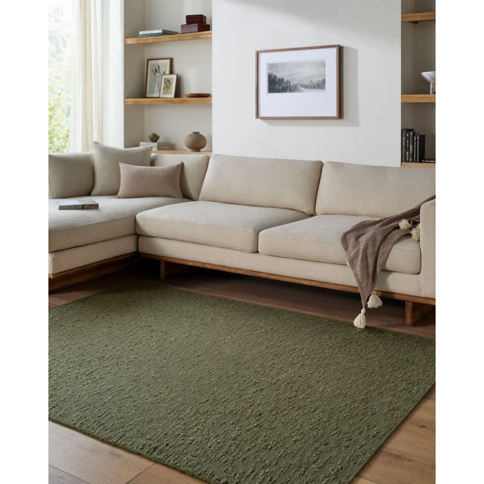 Livabliss Lush Olive Green LSH-2308 27 in. X 45 in. Rect. Rug