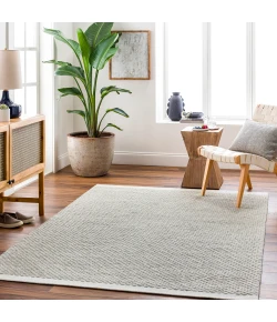 Surya Lumi LUM2304 Cream Medium Gray Area Rug 5 ft. X 7 ft. 6 in. Rectangle