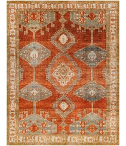 Livabliss Lavable LVB2301 Burnt Orange Bright Orange Area Rug 7 ft. 6 in. X 9 ft. 6 in. Rectangle