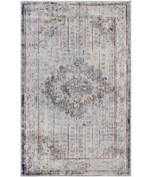 LIVABLISS Liverpool Black LVP-2301 3ft.11in. x 5ft.7in. Rect. Rug