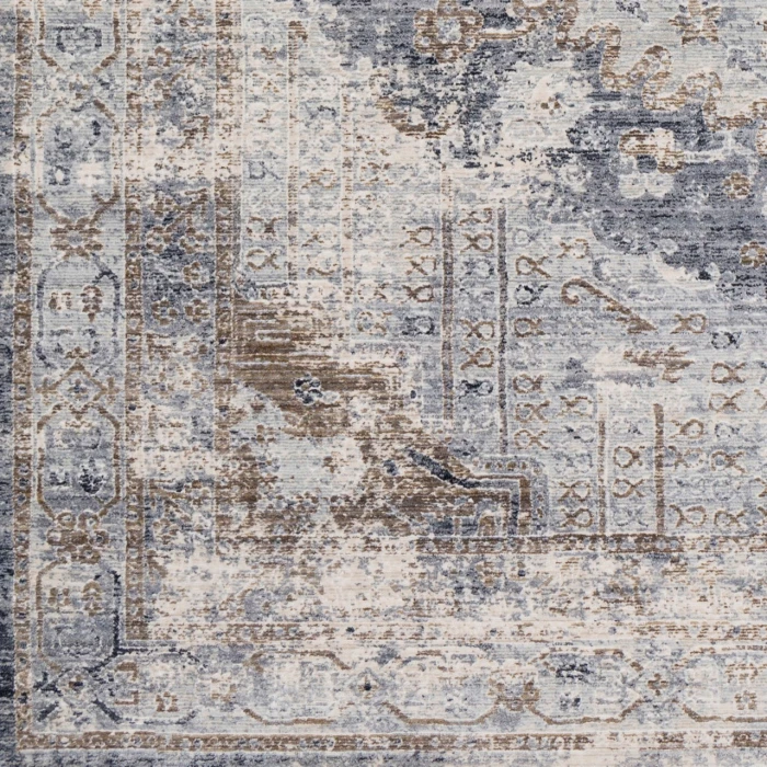 LIVABLISS Liverpool Black LVP-2301 3ft.11in. x 5ft.7in. Rect. Rug