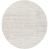 Livabliss Lavadora LVR2319 Gray Light Gray Area Rug 6 ft. 7 in. Round