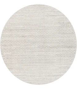Livabliss Lavadora LVR2319 Gray Light Gray Area Rug 6 ft. 7 in. Round