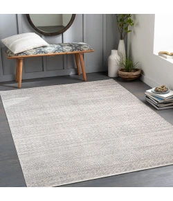 Livabliss Lavadora LVR2319 Gray Light Gray Area Rug 5 ft. 3 in. X 7 ft. Rectangle