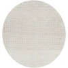 Livabliss Lavadora LVR2321 Gray Light Gray Area Rug 6 ft. 7 in. Round