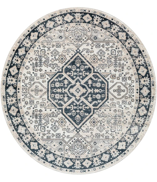 Livabliss Lavadora LVR-2324 6 ft.7 in. Round Rug