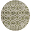 Livabliss Lavadora LVR2326 Black Sage Area Rug 6 ft. 7 in. Round