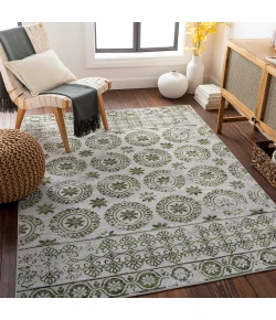 Livabliss Lavadora LVR2326 Black Sage Area Rug 6 ft. 7 in. Round