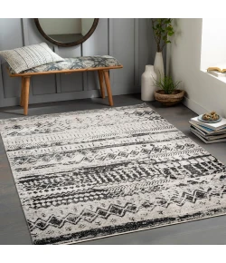 Livabliss Lavadora LVR2329 Black Gray Area Rug 9 ft. 3 in. X 12 ft. Rectangle