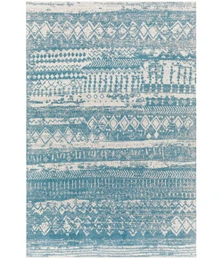 Livabliss Lavadora LVR2332 Blue Gray Area Rug 6 ft. 7 in. Round