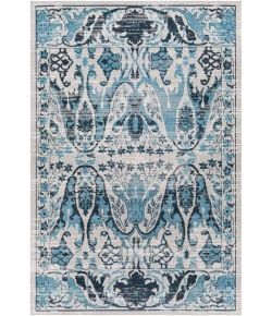 Livabliss Lavadora LVR2333 Ink Blue Blue Area Rug 6 ft. 7 in. Round