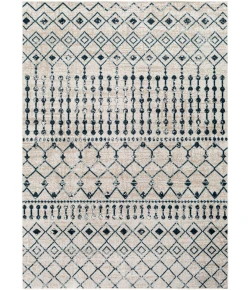 Livabliss Lavadora LVR2338 Ink Blue Blue Area Rug 6 ft. 7 in. Round Round