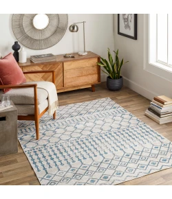 Livabliss Lavadora LVR2340 Blue Ink Blue Area Rug 6 ft. 7 in. Round Round