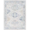 Livabliss Lavadora LVR2346 Ivory Medium Gray Area Rug 6 ft. 7 in. Round Round