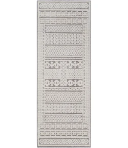 Livabliss Lyna LYA2302 Light Grey Taupe Area Rug 2 ft. 7 in. X 7 ft. 2 in. Runner