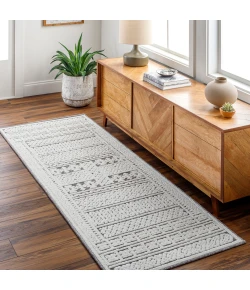 Livabliss Lyna LYA2302 Light Grey Taupe Area Rug 2 ft. 7 in. X 7 ft. 2 in. Runner
