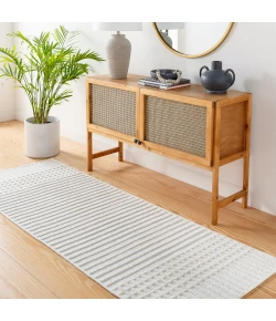 Livabliss Lyna LYA2306 Light Grey Taupe Area Rug 2 ft. 7 in. X 7 ft. 2 in. Runner