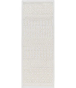Livabliss Lyna LYA2309 Light Grey Taupe Area Rug 2 ft. 7 in. X 7 ft. 2 in. Runner