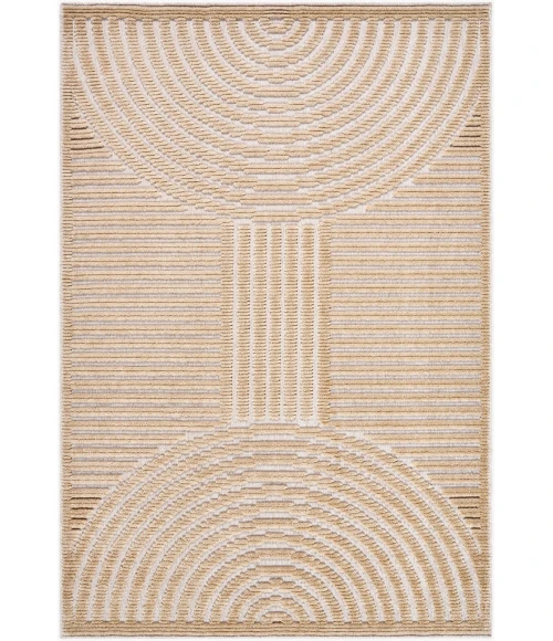 Livabliss Lyna Beige LYA-2327 3 ft. 3 in. X 5 ft. Rect. Rug