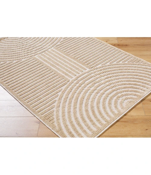 Livabliss Lyna Beige LYA-2327 3 ft. 3 in. X 5 ft. Rect. Rug