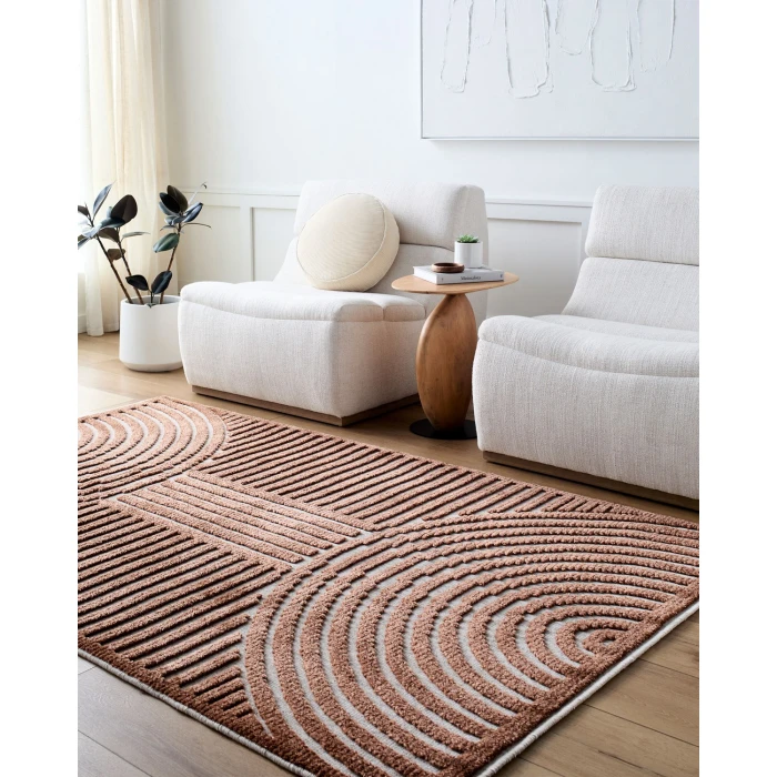 Livabliss Lyna Beige LYA-2329 5 ft. X 7 ft. 2 in. Rect. Rug