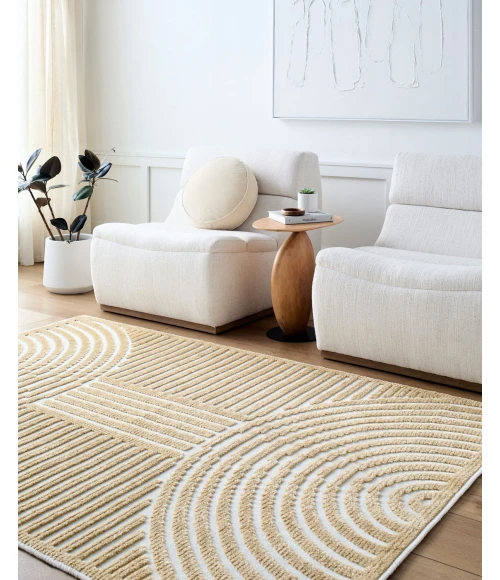 Livabliss Lyna White LYA-2330 2 ft. 7 in. X 7 ft. 2 in. Rect. Rug