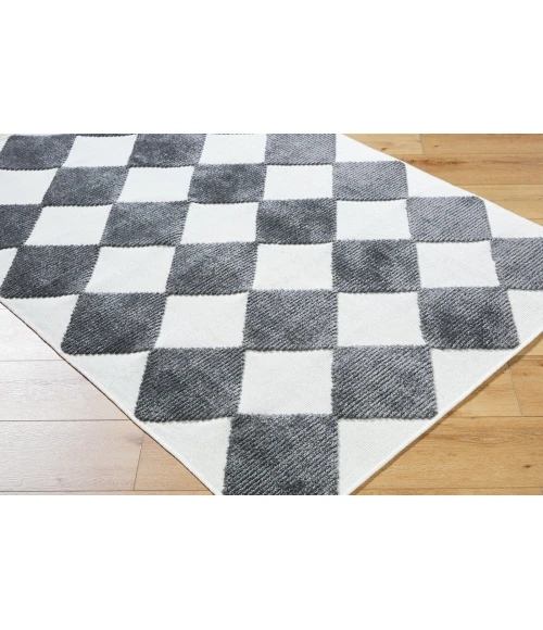 Livabliss Lyna White LYA-2350 2 ft. X 2 ft. 10 in. Rect. Rug